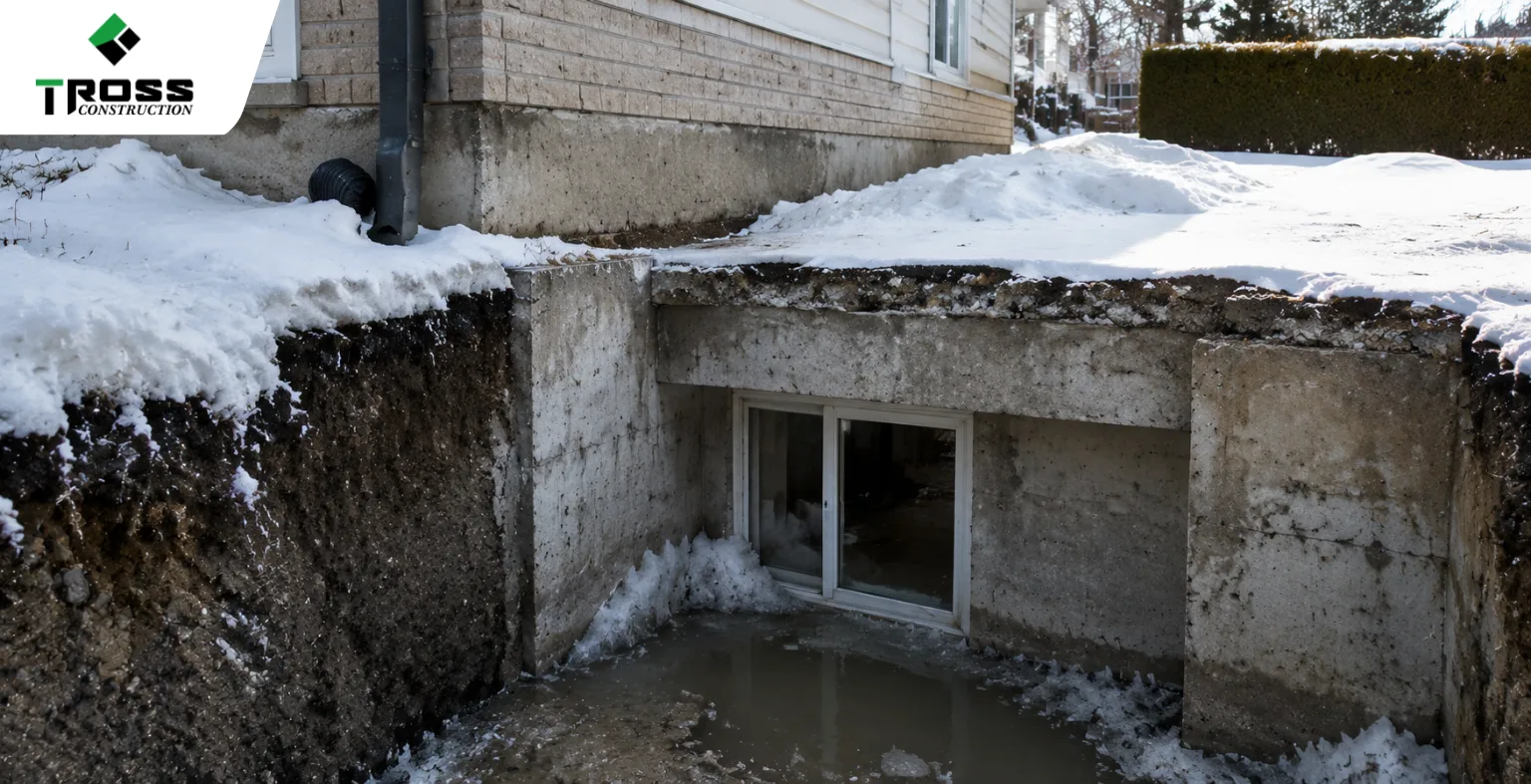 Montreal Winter Foundation Damage