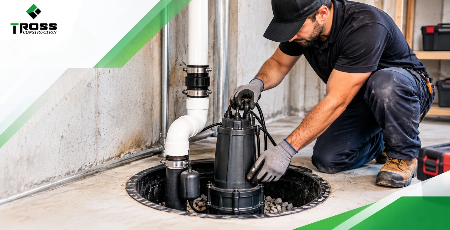 Sump Pump Installation in Montreal