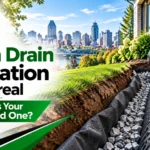 French Drain Installation in Montreal